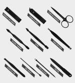 Manicure Set Pedicure Kit Professional 19 Pcs Nail Clipper for Men & Women Stainless Steel Sharp Cutter Grooming Nose Hair Scissors…Black Fingernails & Toenails with Portable Case (Wine red_19 pieces) - Image 4